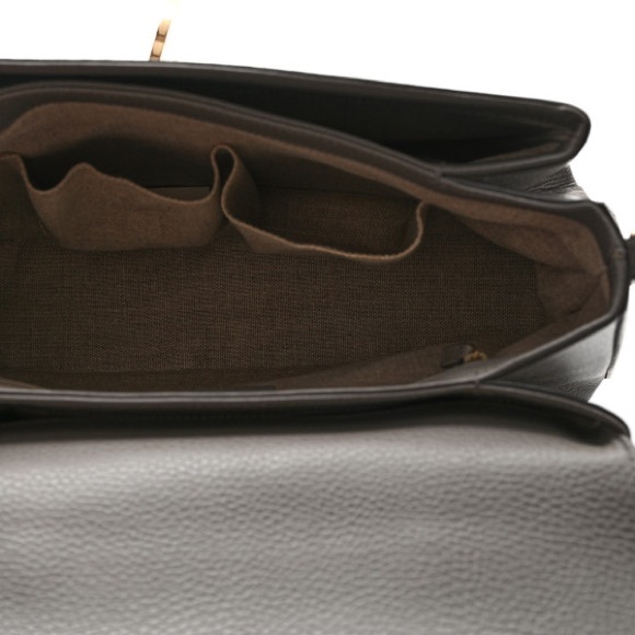 Gucci  Dollar Calfskin Interlocking G Top Handle Shoulder Bag Loess - Picture 11 of 16